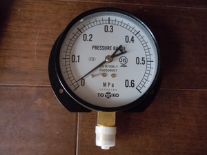 東洋計器　圧力計　3/8 100 0.6Mpa