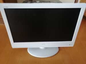 美品 日焼け無し 18.5ワイド液晶モニター 液晶テレビ b-casカード パソコン、レトロゲームモニター