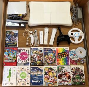 Wii豪華セット まとめ売り Wiiボード クラコン ハンドル リズム天国 マリオパーティ9 モーションプラス ヌンチャク