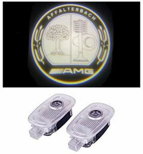 Mercedes Benz AMG Logo courtesy lamp LED original exchange W221 W216 S CL Class projector door light Mercedes Benz emblem 