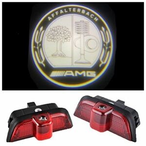 Mercedes Benz AMG Logo courtesy lamp LED original exchange type W204 C180 C Class projector door light Mercedes Benz emblem 