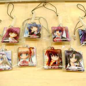 key リトルバスターズ Little busters EX エクスタシー スマホ ストラップ クリーナー 全8種 Na-Ga 麻枝准 樋上いたる クドわふたー 劇場版