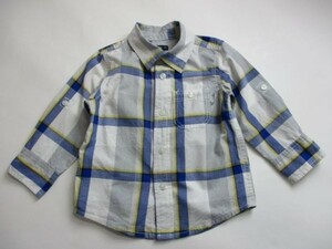 baby Gap 　ベビー ギャップ　18-24months/90cm　長袖シャツ F-0287D