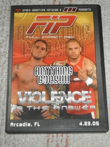 ★☆FIP VIOLENCE IS THE ANSWER DVD 中古品☆★