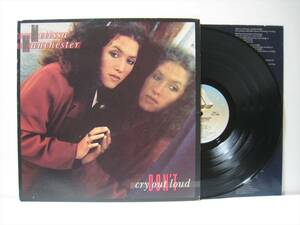 【LP】 MELISSA MANCHESTER / DON'T CRY OUT LOUD US盤 メリサ・マンチェスター 哀しみは心に秘めて あなたしか見えない BAD WEATHER 収録