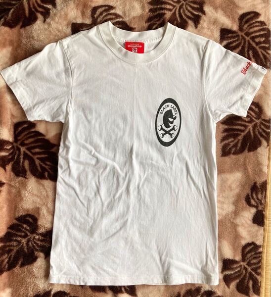 Black Label 半袖Tシャツ レディース キッズ メンズ ドクロ柄