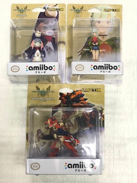 アミーボ　モンスターハンターストーリーズ2 amiibo 3種セット