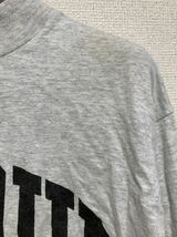 80's ヴィンテージ PURDUE パデュー大学 カレッジ ハイネックカットソー ロンT 長袖Tシャツ 霜降りグレー SIGNAL SPORT M /70's USA製_画像6