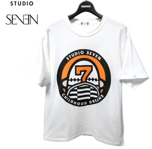 STUDIO SEVEN × GU スタジオセブン ヘビーウェイトビッグTシャツ 半袖