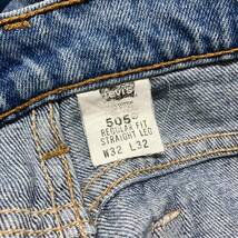 Levi's 505-4891 リーバイス 95年製 USA製 513 デニムパンツ ジーンズ 32×32_画像7