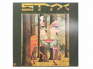 スティックス　グランドイリュージョン　大いなる幻影　中古レコード　LP　US盤　SP4637　★併20210701