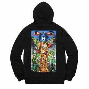 Supreme 19ss Gilbert & George LIFE Hooded Sweatshirt S Black