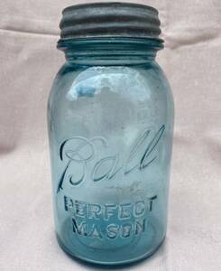 1920－1930年代　アンティーク　メイソンジャー　Ball ボトル　瓶　10