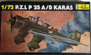 エレール/1/72/ポーランド空軍P.Z.L.P-23 A/Bカラッシュ急降下爆撃機/偵察機/未組立品