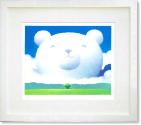 Difícil de obtener Corazón para apreciar pintura Impresión Arte Interior Imagen Enmarcada Oso Polar Oso Polar Nuevo Coleccionista Arte Moderno, obra de arte, imprimir, otros