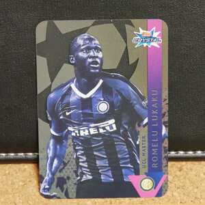 topps crystal Romelu lukaku トップスクリスタル ロメルルカク ベルギー インテル