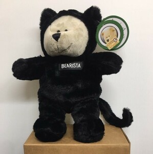 [ free shipping ] Starbucks be Alice ta bear black cat soft toy bear Taiwan abroad start ba Halo u in limitation cat be Alice ta black cat 