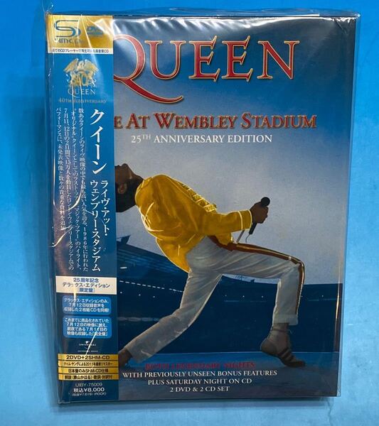 ★最終値下げ★ラスト1個!! ★新品未開封★国内限定版 QUEEN DVDLive at Wembley StadiumSHM-CD2枚付き★1点限り終了★