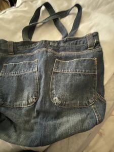 ハンドメイド デニムトートバッグ デニムバック