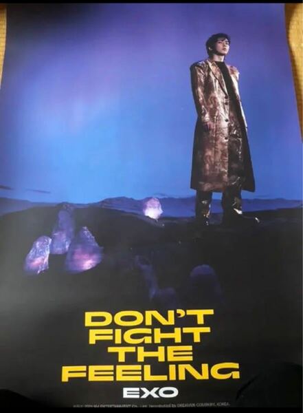 EXO シウミン DON'T FIGHT THE FEELING ポスター