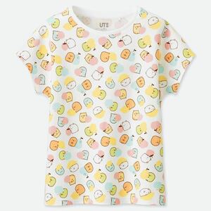 サイズ：100【ユニクロ】GIRLS すみっコぐらし UT（グラフィックTシャツ・半袖）