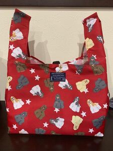 ハンドメイド☆エコバッグ・コンビニサイズ/撥水加工生地/犬柄・アメリカンコッカースパニエル