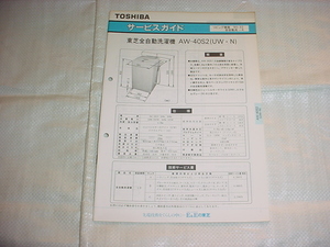 Август 1990 г. Стиральная машина Toshiba AW-40S2