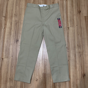 「ディッキーズの代名詞」Original 874 「W38/L32」 USA正規品 ワークパンツ Dickies カーキ (KH) TCツイル生地 スケーター ストリート 90s