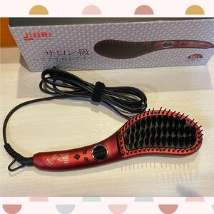 JINRI ヒートブラシ ブラシアイロン ヘアアイロン ストレート