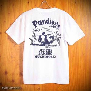 PANDIESTA パンディエスタ ドライメッシュTシャツ ホワイト【XLサイズ】551865 吸汗速乾 半袖Tシャツ パンダ