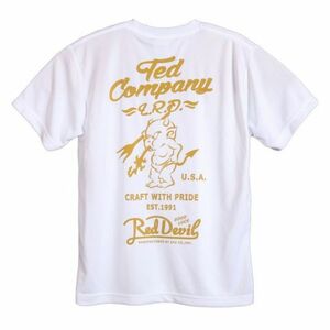 テッドマン TEDMAN ドライTシャツ TDRYT-700 ホワイト【XXLサイズ】吸汗速乾 半袖 エフ商会 アメカジ メンズ