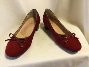 C294 BODY FOCUS red group pumps s.-do style & enamel 24. heel 3,5.