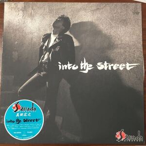 LP ■ Японский моно/Hiroyuki Sanada/Into the Street/VIH 28282/Тексты песен/наклейка/Hiroyuki San Ada