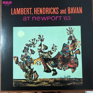 LP■JAZZ/LAMBERT,HENDRICKS AND BAVAN A T NEWPORT'63/RJL 2556