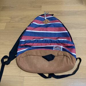 Colemanバックパック リュック リュックサック デイバッグ ボーダー　中古