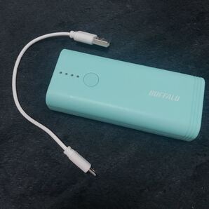 モバイルバッテリー 大容量モバイルバッテリー5200ahティファニーブルーバッファローBUFFALO