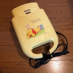 難あり 象印 ホットサンドメーカー プーさん EM-GV15P