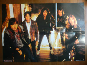 【帯LP】アイアンメイデン(EMS91057東芝EMI1983年初回ポスター付頭脳改革/POSTER/OBI/PEACE OF MIND/FIRST PRESS/IRON MAIDEN)