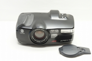 【アルプスカメラ】MINOLTA ミノルタ APEX 105 ブラック 35mmコンパクトフィルムカメラ 210716a