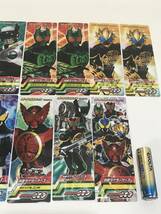 仮面ライダーオーズ オーズメダルチョコ カード 14枚 食玩 当時物 ライダーカード_画像3