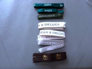 AIGLE SILAS Silas IL BISONTE Il Bisonte DEAN&DELUCA etc. brand ribbon packing dismantlement after unused storage goods 7 pcs set regular goods 