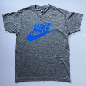 極美品 VINTAGE USA製 80s 紺タグ スウォッシュ ゴマ塩 グッドカラー ナイキ ビンテージ NIKE VTG SWOOSH OLDの画像2