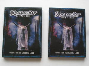 【★★★￥5775帯付き廃盤★★★】RHAPSODY初の２枚組ライヴDVD(イタリア産メロパワ)MANOWARのカバー、未発表音源、PV、ツアーのリハーサル