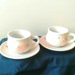 カップ&ソーサー 夢小花 碗皿2客揃