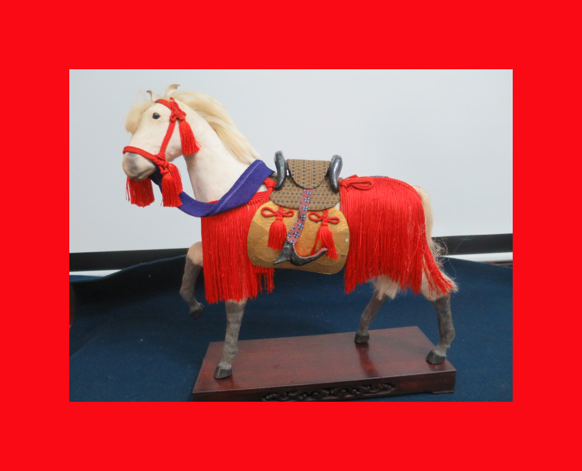 : [Museo de Muñecas] Caballo E-232 Muñecas de mayo, muñecas guerreras, decoraciones generales. Maki-e 5, estación, Eventos anuales, Día del Niño, muñecas de mayo