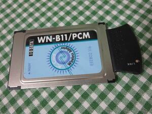 I/O DATA WN-B11/PCM 無線LANカード ジャンク