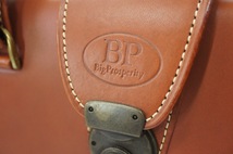 送料無★YouTube 良品 定価45000円 ビーピー BP-Big Prosperity 2way ショルダー ビジネス ブリーフ バッグ_画像10