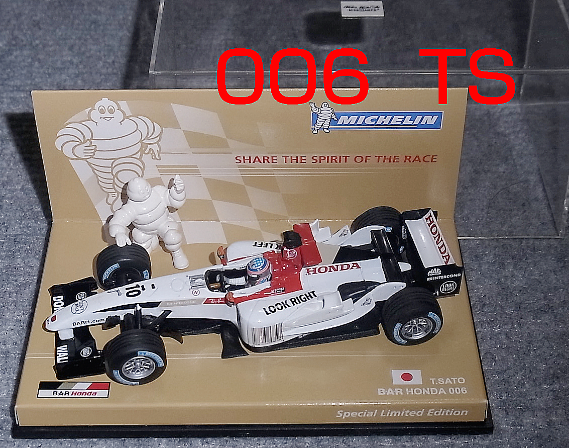 J.ヴィルヌーヴ BAR HONDA 006 ブリヂストン別注 2025年最新】Yahoo!オークション -barホンダ006の中古品・新品