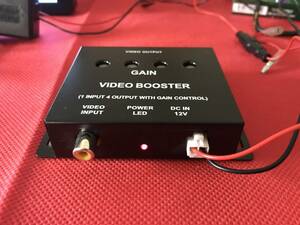 A-572 ◇GAIN ビデオ映像4分配器 4RCAビデオアウトプット 1RCA ビデオインプット◇