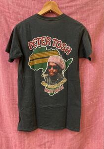 ヴィンテージ 80s ピータートッシュ Peter Tosh Tシャツ / BOB MARLEY Lee Perry Rolling Stones Marcus Garvey Haile Selassie セラシエ